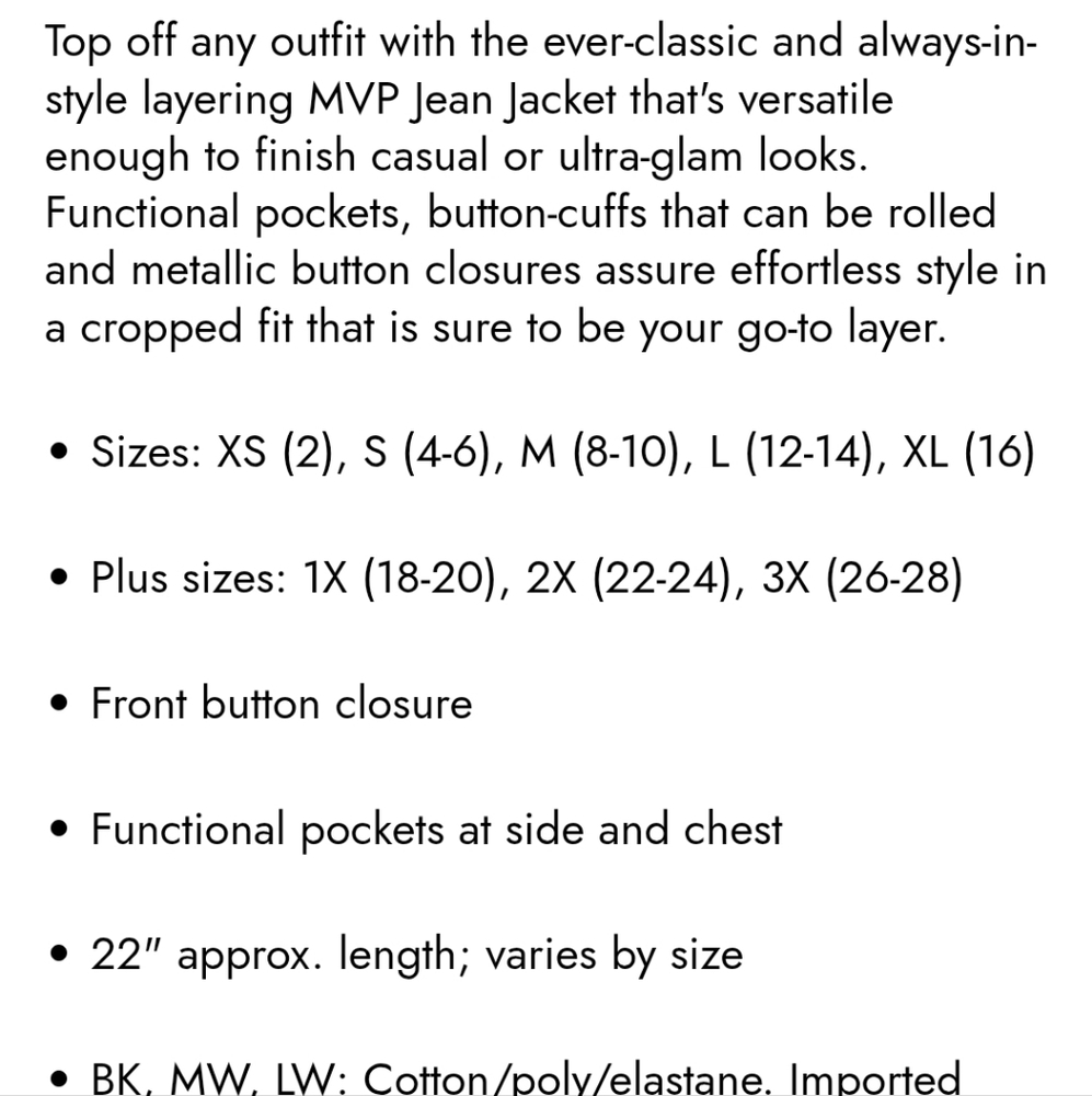 Venus Blue Denim Jacket - Picture 7 of 7